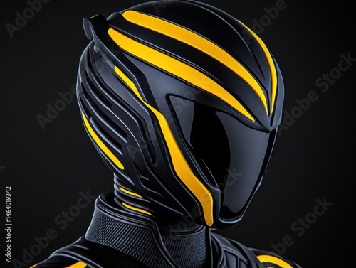 Futuristic helmet design