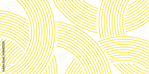Pasta background, spaghetti abstract geometric pattern. Macaroni yellow poster. Wavy abstract pattern. Pasta vector illustration