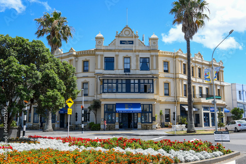 Colonial houses of Devonport near Auckland in New Zealand