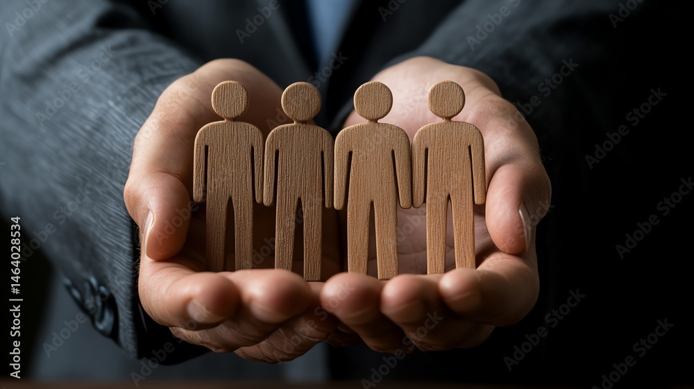 Human resource management fosters employee well-being and productivity.