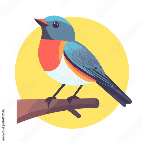 vector illustration of a bird