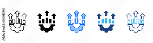 Demand Icon Set With Multiple Style Collection 
