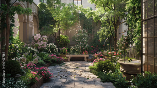 Fototapeta Naklejka Na Ścianę i Meble -  garden in the garden