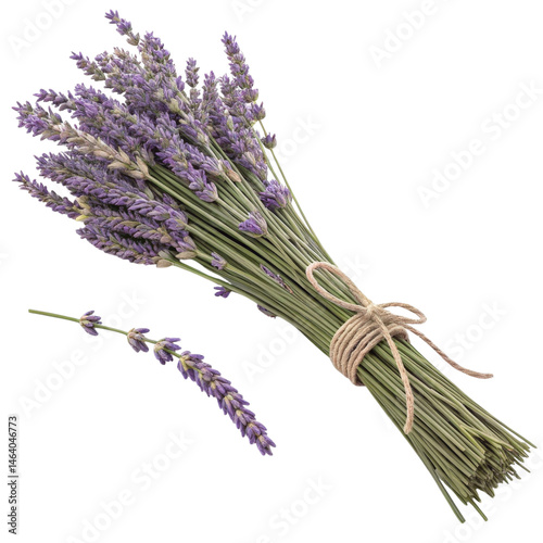 lavender isolated on white