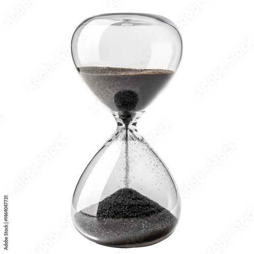 hourglass isolated on white