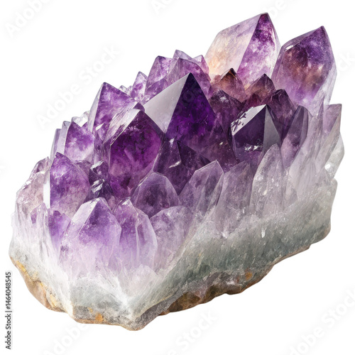 amethyst isolated on white background