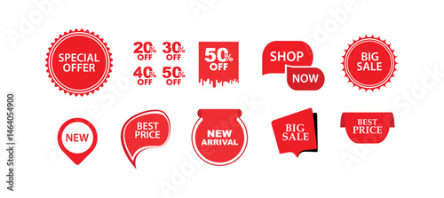 stickers with sale discount text	