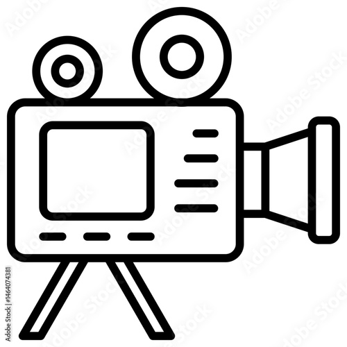 Documentary line icon
