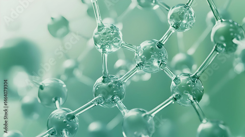 Abstract Molecular Structure Illustration