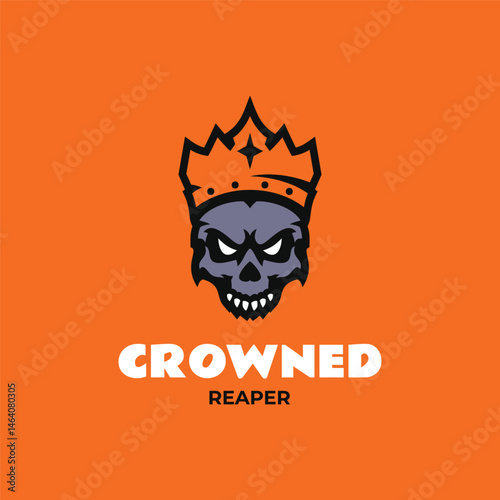 Crowned E-sports Logo Design Template