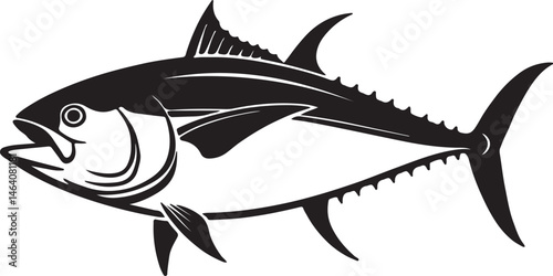 tuna fish vector illustration