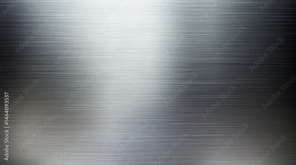Brushed Metal Texture Gradient, Horizontal Lines, Reflective Surface Brushed Metal Texture Gradient, Horizontal Lines, Reflective Surface