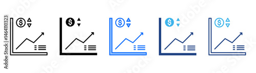 Trading Icon Set With Multiple Style Collection 