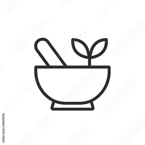 Fresh spa wellness design with bowl and hot towel illustration