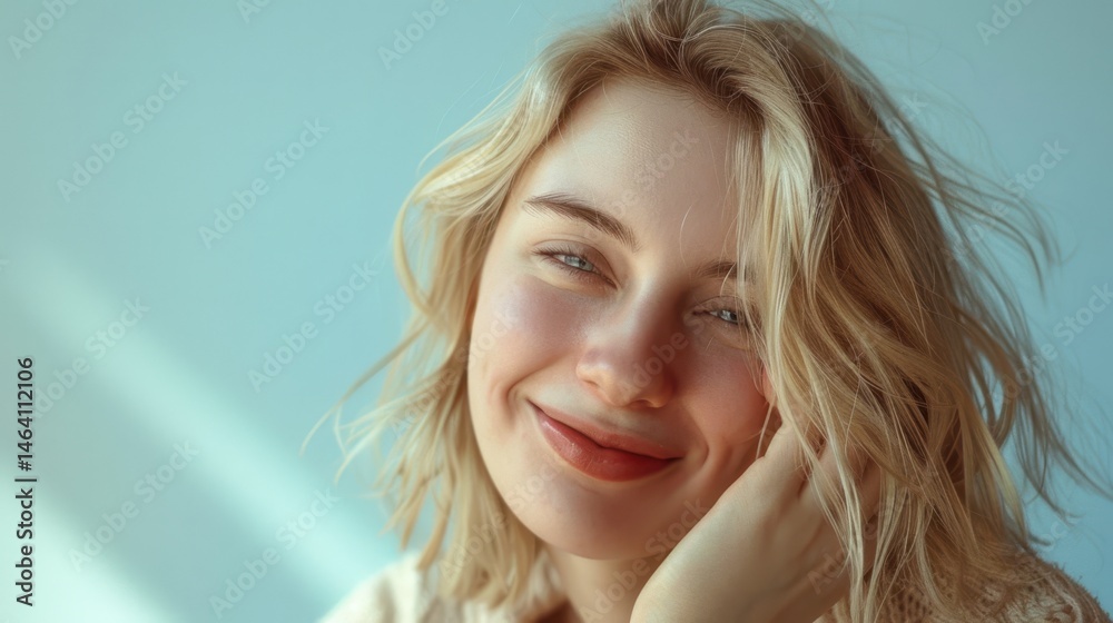 Fototapeta premium The Happy Blonde Woman