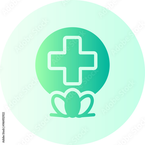 herbal gradient icon