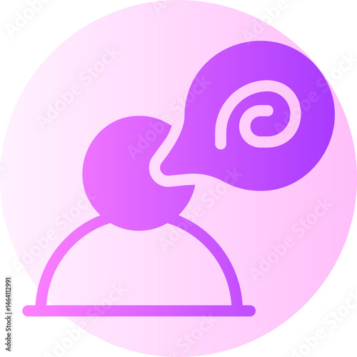 hypnosis gradient icon