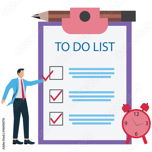 Complete to do list concept