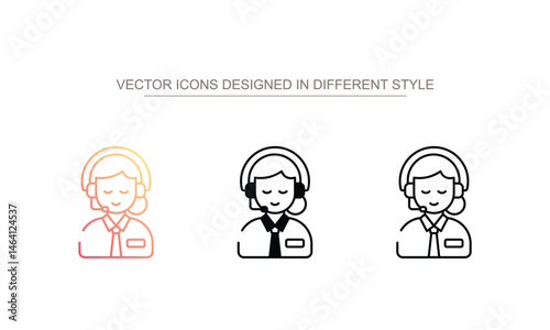 Taxi Operator icon design with white background stock illustration