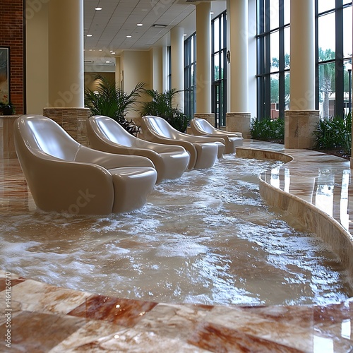 Spa Lounge, Indoor Water Feature