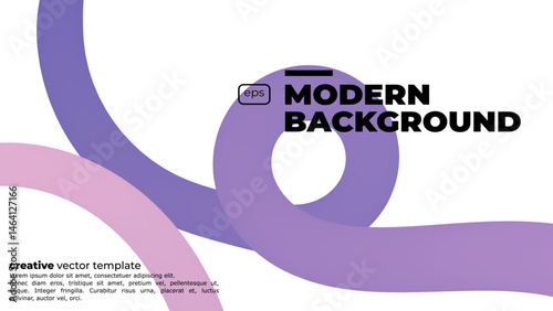 Abstract Background with Colorful Gradient curves. Abstract Color Gradient Swirl Shapes Set. Vector Graphic with Wavy Lines in Rainbow Colors. Colorful Fluid Wave Pattern. Squiggly Design Elements