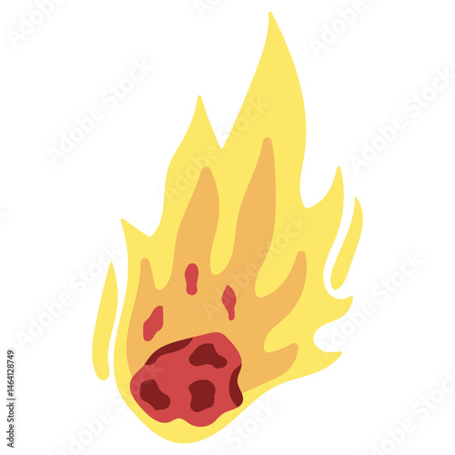 Falling Asteroid Element