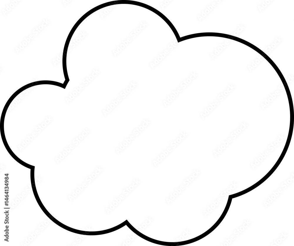 Cloud icon. Storage solution UI, web element, networking, databases, software sign, cloud and meteorology symbol concept. Cloud icon. Storage solution UI, web element, networking, databases, software sign, cloud and meteorology symbol concept.