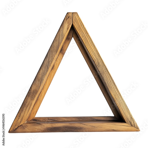 Fentre en bois triangulaire  photo