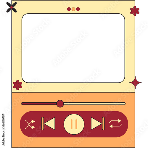 Retro Music Player UI