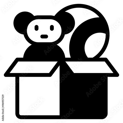 Cute Pig Plush Toy in Box