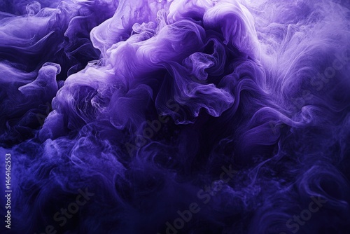 A vibrant swirling of purple and violet hues.