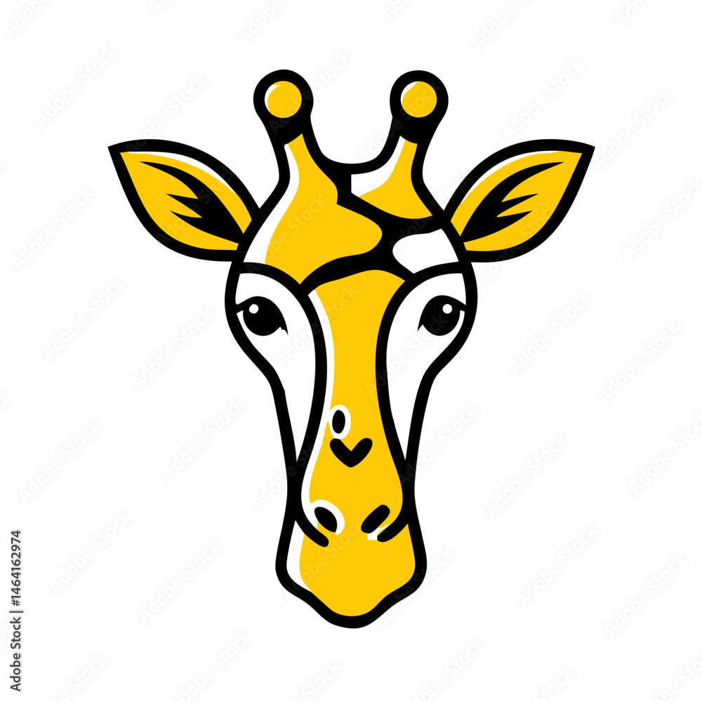 Obraz premium giraffe vector illustration