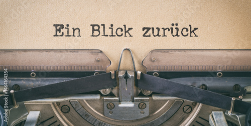 Foto Alte Schreibmaschine - Ein Blick zurück