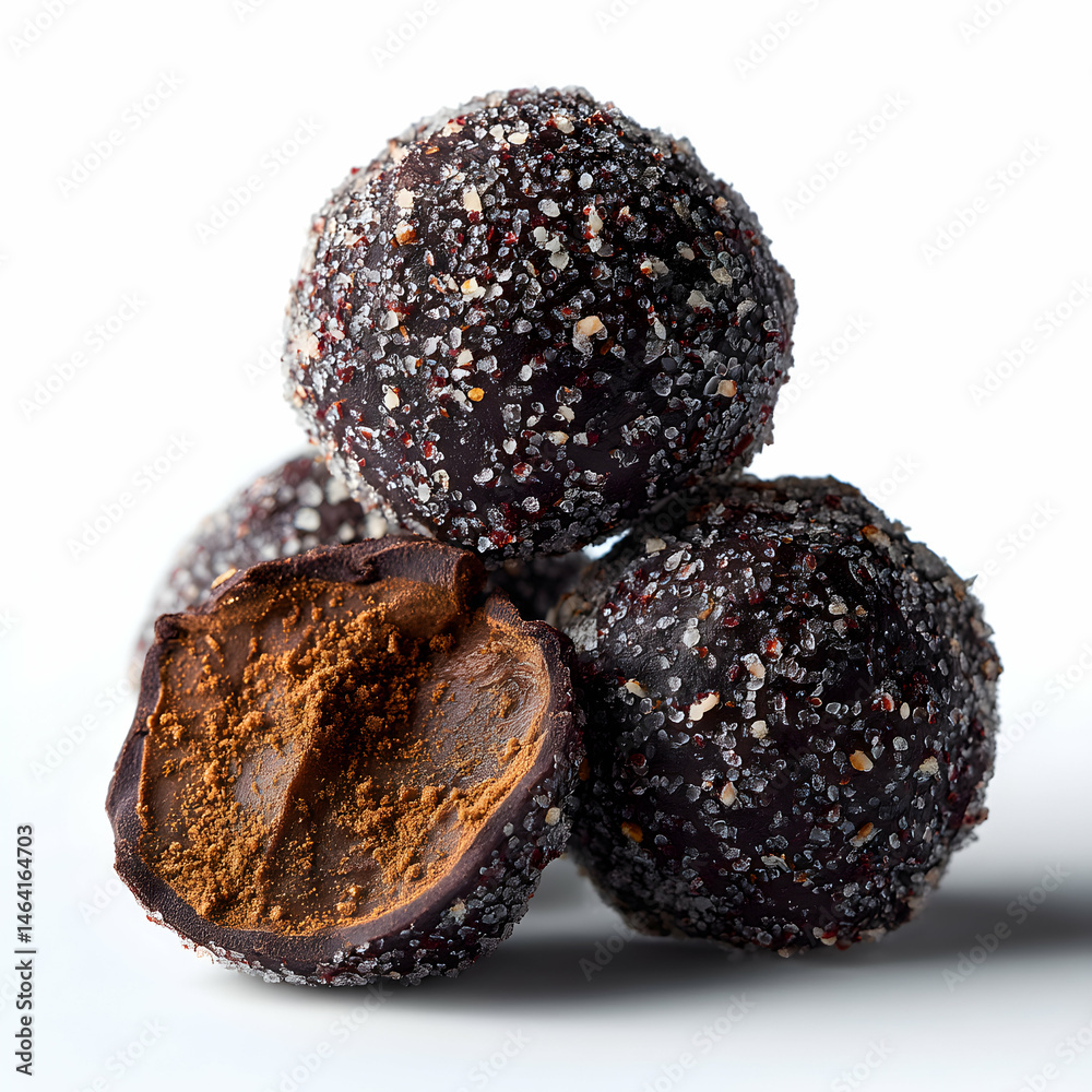 Delicious Chocolate Truffles HighResolution Food Photography transparent background