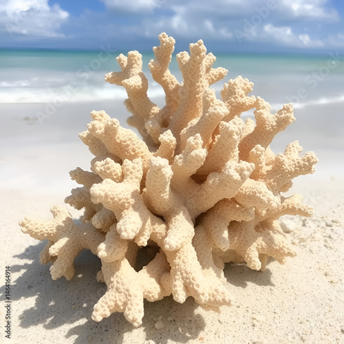 Gifts from the Sea - calcified coral washed up onto a beach on Grand Cayman Island photo