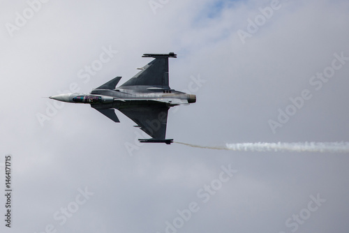 Airshow Spectacle at Airpower airshow in Zeltweg, Austria – Precision Aerial Performances and Stunning Aircraft Displays