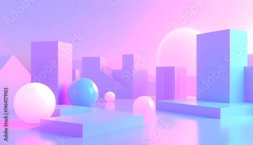 Abstract image of vapor wave