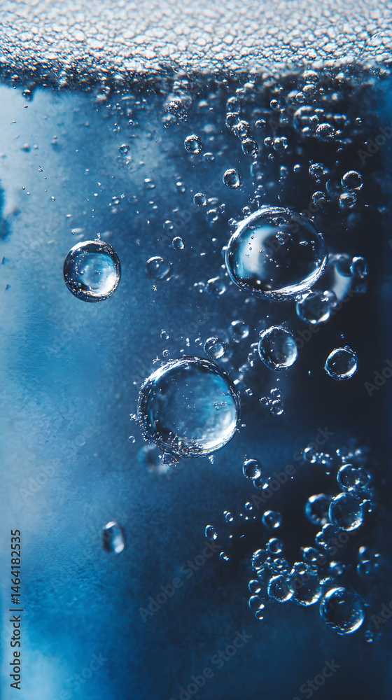 Effervescent Refreshment: Bubbles and Shine in Refreshing Soda Photography