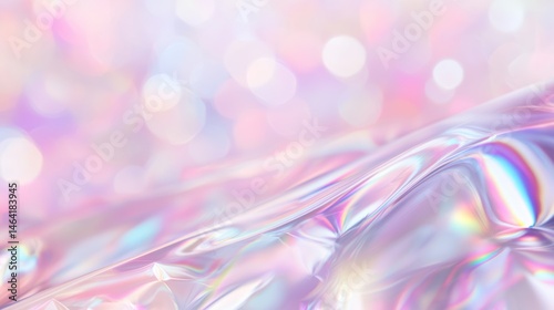 Abstract fluid texture with glowing colorful lights and shimmering background