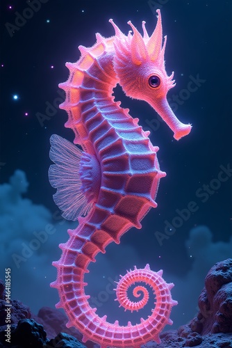 An image of a fantastic seahorse 