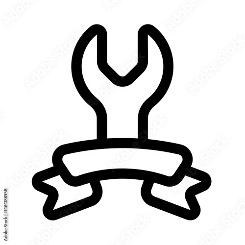 workers fight icon with line style, perfect for user interface projects