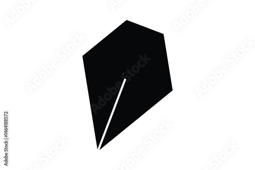 Fountain Pen nib Icon. Fountain Pen tip line writing Icon on white background.