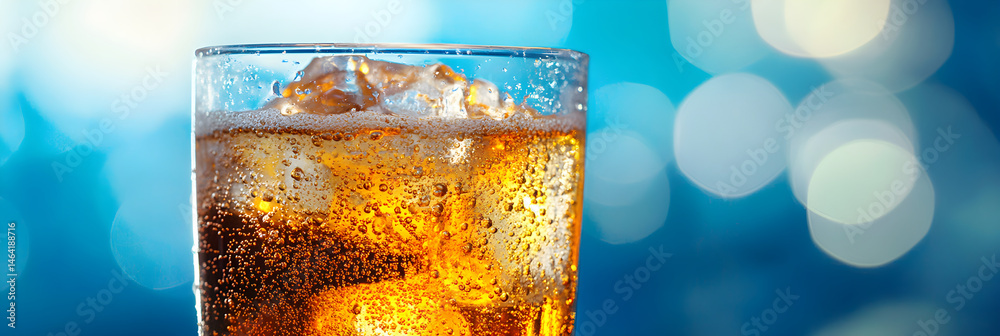 Effervescent Refreshment: Bubbles and Shine in Refreshing Soda Photography