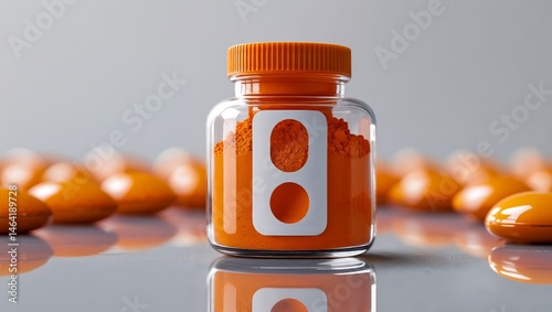 Vitamin D3 Powder. Immune Function, Muscle Strength, and Overall Well-being. Dietary Supplement, Vitamins, and Tablets. Health Care. Healthy Lifestyle. Vitamin D3 Deficiency.

