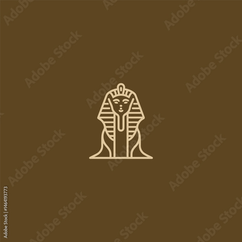 Sphinx logo in clean and elegant line art style.