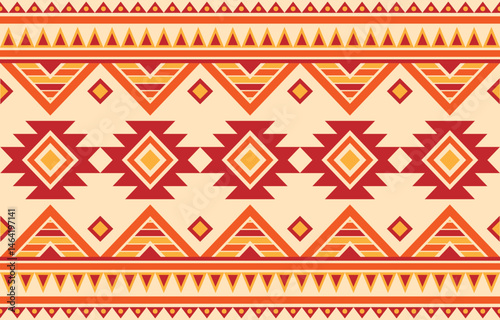 American native ethnic pattern. Design for indigenous style, african, embroidery, fabric, abstract.