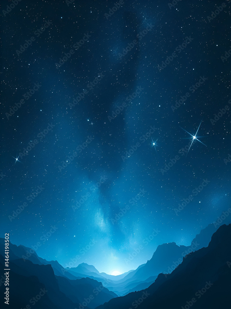 Obraz premium starry night sky with stars