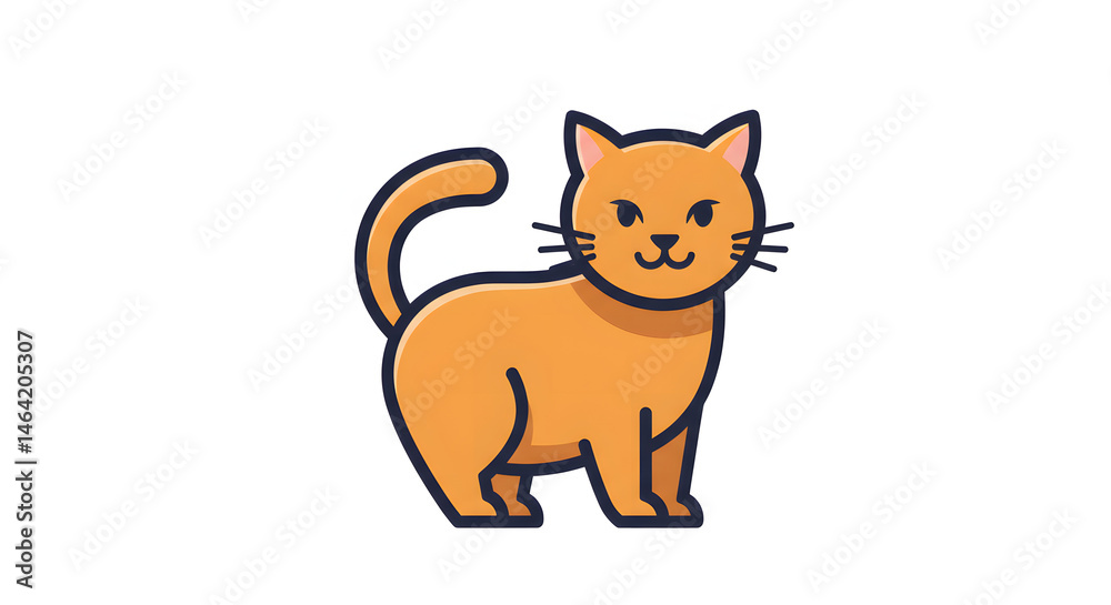 Cat vector design Cat vector design