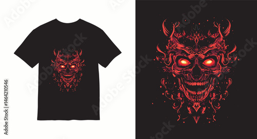 Graffiti skull graphic vector t-shirt design
