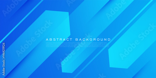 Abstract colorful blue dynamic 3D background. Simple overlap shapes with shadow pattern. Eps10 vector